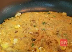 Illustration of how to make kimchi pancakes 14