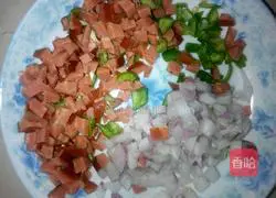 Illustration of how to make vegetable pancakes 1