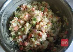 Illustration of how to make rice pancakes 7