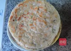 Fried hand cakes Illustration of how to make cakes 3