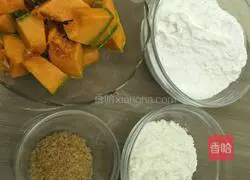 Illustration of how to make pumpkin cake 1