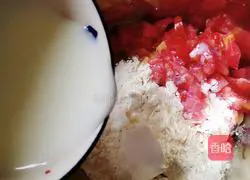 Tomato Banana Egg Pancake Recipe Illustration 5