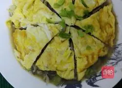 Mushroom egg pancake recipe 4