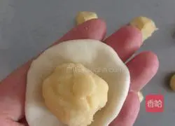 Illustration of how to make mung bean cake 3