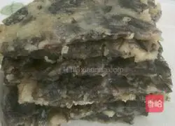 Illustration of how to make seaweed pancakes 6