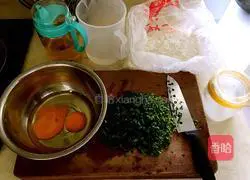 Chives Illustration of how to make cakes 1