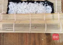 Illustration of how to make sushi 8