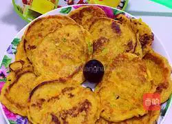 Illustration of how to make carrot and egg pancakes 7