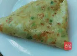 Illustration of how to make fried egg pancake 5