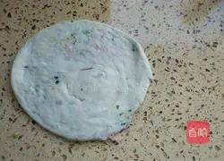 Illustration of how to make pork and celery pancakes 20