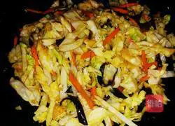 Illustration of how to make vegetarian fried pancakes 9