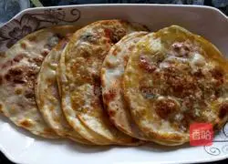 Illustration of how to make dumpling skin version of scallion pancake 3