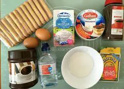 Illustration of how to make tiramisu 1