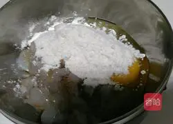 Shrimps and eggs Illustration of how to make cakes 2