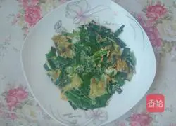 Illustration of how to make chive egg pancake 6