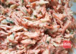 Illustration of how to make love vegetable pancakes 5