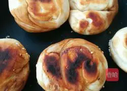 Illustration of how to make sesame seed cakes 13