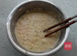 Illustration of how to make cabbage and egg patties 7