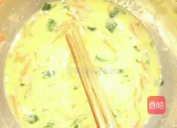 Illustration of how to make vegetable pancakes 2