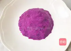 Yoghurt purple sweet potato puree Practice illustration 4