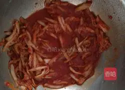 Kimchi cake Illustration of how to do it 2