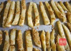 Illustration of how to make soda cracker baked French fries 5