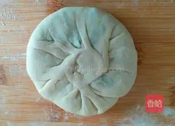 Illustration of making whole wheat meatloaf with chive and pork stuffing 12