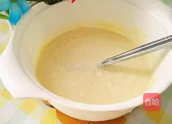 Illustration of how to make milk and egg pancakes 6