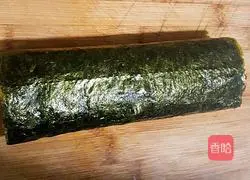 Illustration of how to make sushi 6