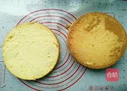 Illustration of how to make cream fruit cake 2