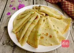 Illustration of how to make egg batter cake 8