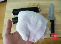 Illustration of home-style kimbap recipe 16