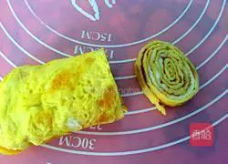 日Illustration of how to make thick egg-yaki sushi 8