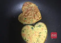 Cucumber carrot egg pancake recipe 3