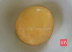 Illustration of making glutinous rice and sweet potato cakes 4