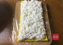 Illustration of how to make hamburger sushi 6