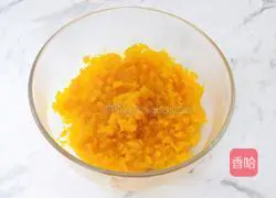 Milk Pumpkin Rice Ball Cake Recipe Illustration 4