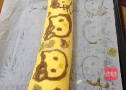 Hello Kitty Cake Roll Recipe Illustration 16