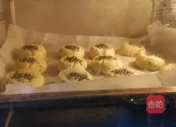 Illustration of Savory Onion-flavored Lard and Peach Cake 12 