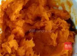Illustration of how to make fried pumpkin cake 2