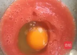 Illustration of how to make tomato pancakes 4