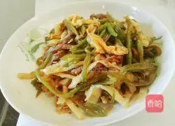 Illustration of making braised bean cake 7