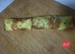 Illustration of how to make mixed vegetable egg pancake 6