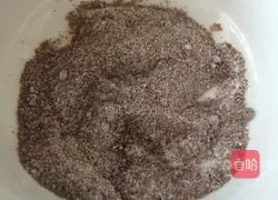 Sesame seeds Illustration of making soft sugar cake 3