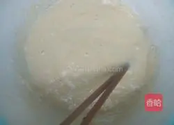 Illustration of how to make chive egg pancake 2