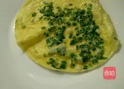 Illustration of how to make green onion egg pancake 14