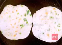 Illustration of how to make scallion pancakes 6