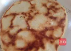 Illustration of how to make scallion-flavored dough pancakes 7