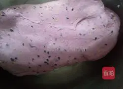 Milk Purple Sweet Potato and Sesame Cake Recipe Illustration 4