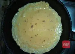 Sesame egg pancake recipe 2